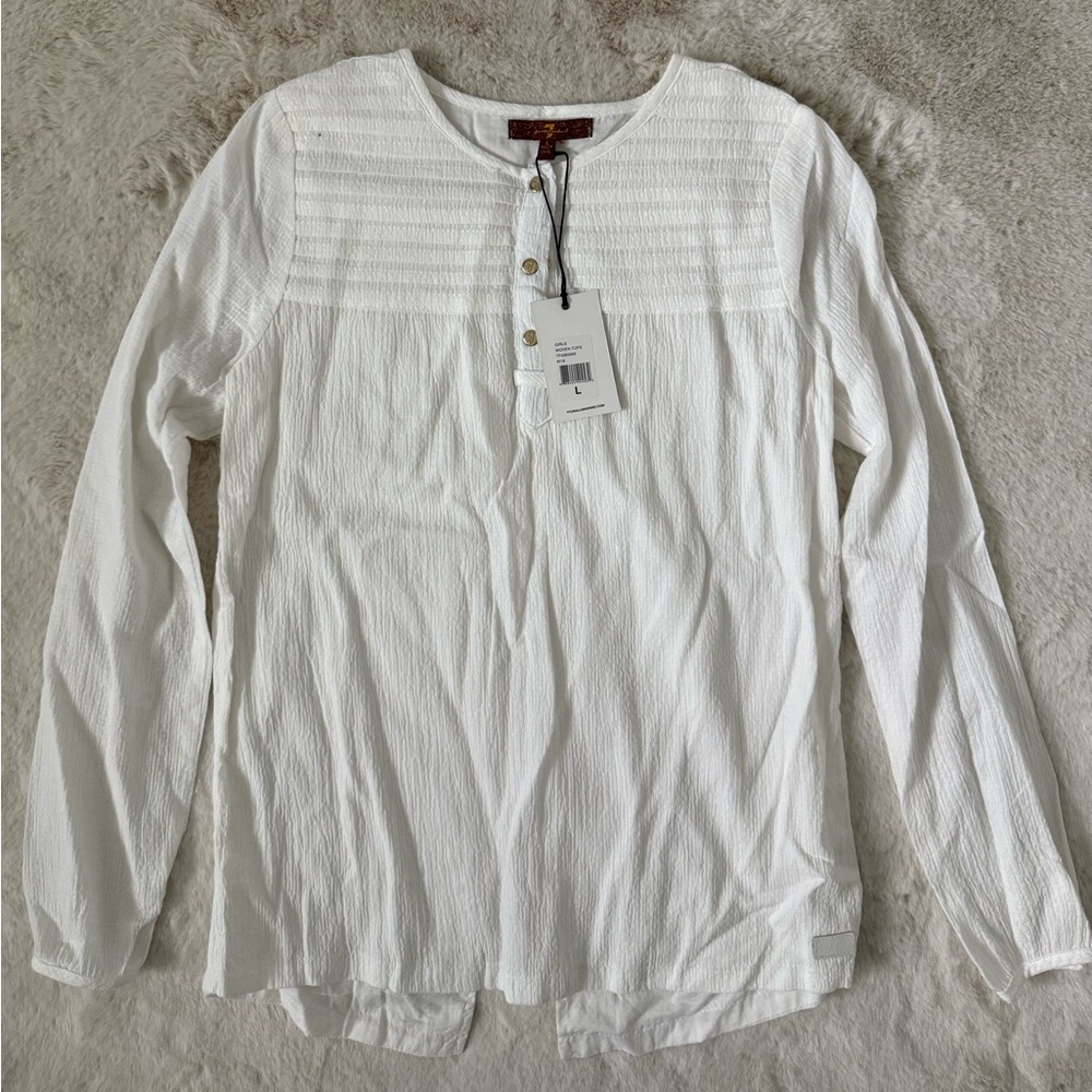 White Long Sleeve Women’s Shirt